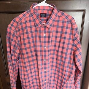 UNTUCKit 100% Cotton Long Sleeve Dress Shirt wrinkle free XXl